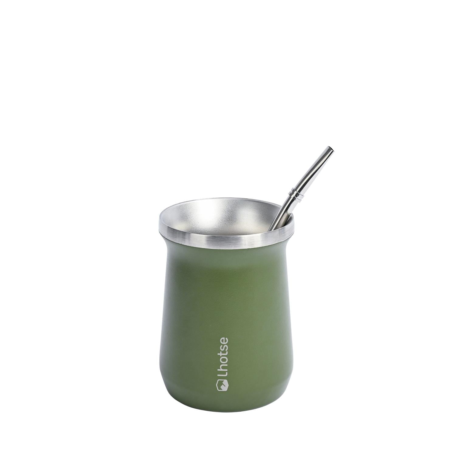 Mate Acero Inoxidable Con Bombilla Lhotse Verde