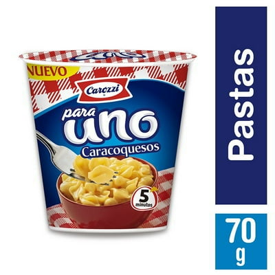 Pasta Para Uno Caracoquesos Pote 70 G Carozzi