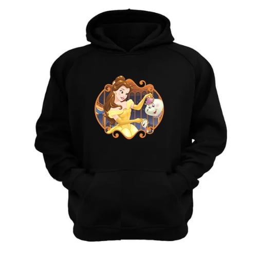 Polerón Canguro Bella Negro Talla S Unisex