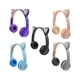 thumbnail image 3 of Audifonos Bluetooth Orejas De Gatito RGB Over Ear Morado, 3 of 4