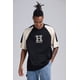 thumbnail image 2 of Polera Hombre Manga Contra Tono Negro - ll, 2 of 4