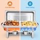 thumbnail image 2 of Calentador de alimentos LIZHOUMIL de acero inoxidable con doble compartimento, 2 of 7