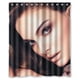 thumbnail image 1 of Cortina de ducha Natalie Portman, juego de cortinas de baño con ganchos, tamaño 60 x 72 pulgadas, 1 of 3