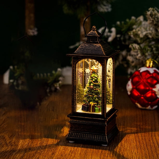 1pc Christmas Night Lamp, Christmas Lanterns, Home Decoration, Ideal Gifts, Halloween Decorations Lights Outdoor 5.5in/14cm*1.96in/5cm*1.96in/5cm