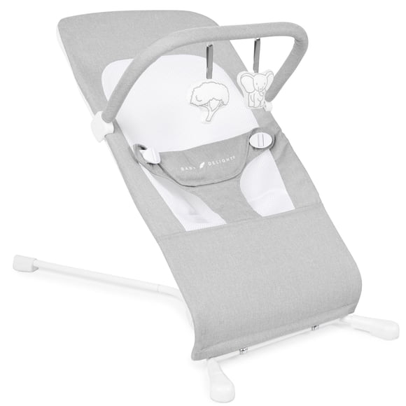 Baby Bouncer Baby Delight Highland para bebés de 0 a 6 meses, color gris