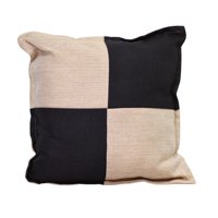 Máxima Design - Cojín Gabriela Crudo Negro Omega 50X50 Cm