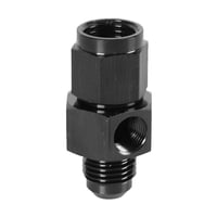 Ioensy - Accesorio De Toma De Presión De Combustible Con Puerto De Calibre Npt De 1/8"" Piezas De Automóvil 6An