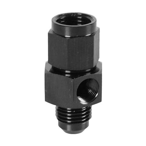 Ioensy - Accesorio De Toma De Presión De Combustible Con Puerto De Calibre Npt De 1/8"" Piezas De Automóvil 6An