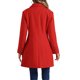 thumbnail image 3 of INSPIRE CHIC Abrigos de Mujer con Botonadura Simple Abrigo Largo de Invierno XS Rojo, 3 of 6