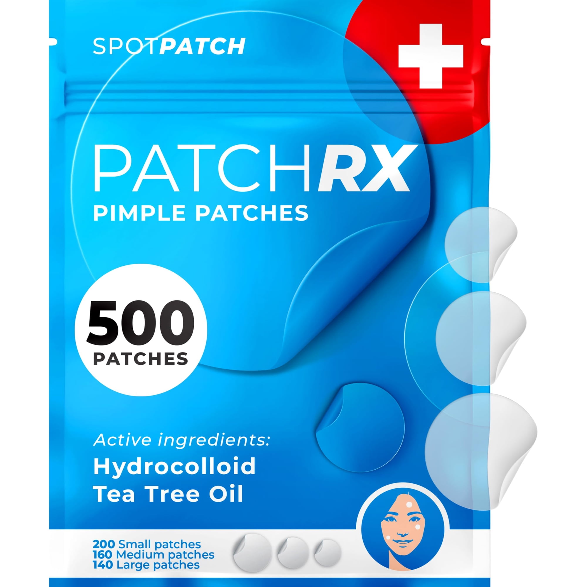Parches Para Acné Y Espinillas Patchrx 500 Con Aceite De Árbol De Té