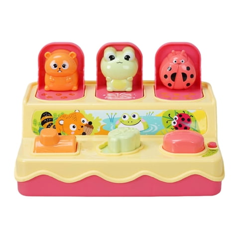 Bothyi - Juego De Escondite De Animales Animales Juguetes De Aprendizaje Para Niños Mayores De 18 Meses Amarillo