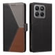 thumbnail image 4 of Cartera de PU Tricolor para Motorola Moto G47 con Ranuras y Soporte, Negro, 4 of 6