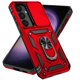 thumbnail image 1 of Funda Resistente Anillo Soporte Samsung Galaxy S25 Plus Privacidad Cámara Montaje Magnético Rojo, 1 of 6
