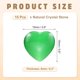 thumbnail image 2 of Uxcell 15 Piezas de Piedra de Cristal en Forma de Corazón Natural, 0.6 Pulgadas Mini Piedra de Amor Pulida, Piedra de Bolsillo Grabada para Mujeres Regalos Meditación, Verde Brillante, 2 of 6