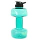 thumbnail image 3 of Fitness Dumbbells Weight Botella De Bebidas De Agua Fuerte 1500ml Verde, 3 of 3