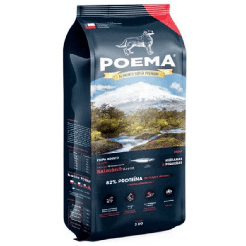 Alimento Poema Perro Adulto Salmón 12kg