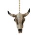 thumbnail image 1 of Tirador de ventilador Clementine con calavera de toro estilo western, 1 of 1
