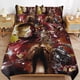thumbnail image 1 of Iron Man Bedding Sets Ultra Soft Skin-Friendly Duvet Cover 3 Piece, Cute Comforter Cover Bed Set for Boys Girls Kids, 1 of 5