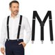 thumbnail image 1 of Tirantes Man of Men Ajustables de 2,5 cm con diseño en Y, color negro, 1 of 8