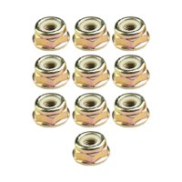 Ioensy - 10Pcs Thread Nuts M10X1.25 Gear String Trimmer Portable Trimmer Nuts