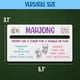 thumbnail image 5 of Set de 4 lectores de líneas de Mahjong de madera Bobby Creativity, 5 of 8