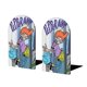 thumbnail image 1 of Pepper Ann Sujetalibros decorativos temáticos, tope para estantería con base antideslizante, uso dual para hogar y oficina - 2 piezas, 1 of 6