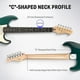 thumbnail image 4 of Pack Guitarra Electrica con Funda DONNER DST-400DG, 4 of 8