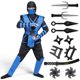 thumbnail image 1 of Costume Spooktacular Creations Blue Ninja para niños (de 10 a 12 años), 1 of 7