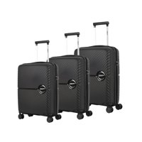 Zenit - Set 3 Maletas Viaje Quantum Negra