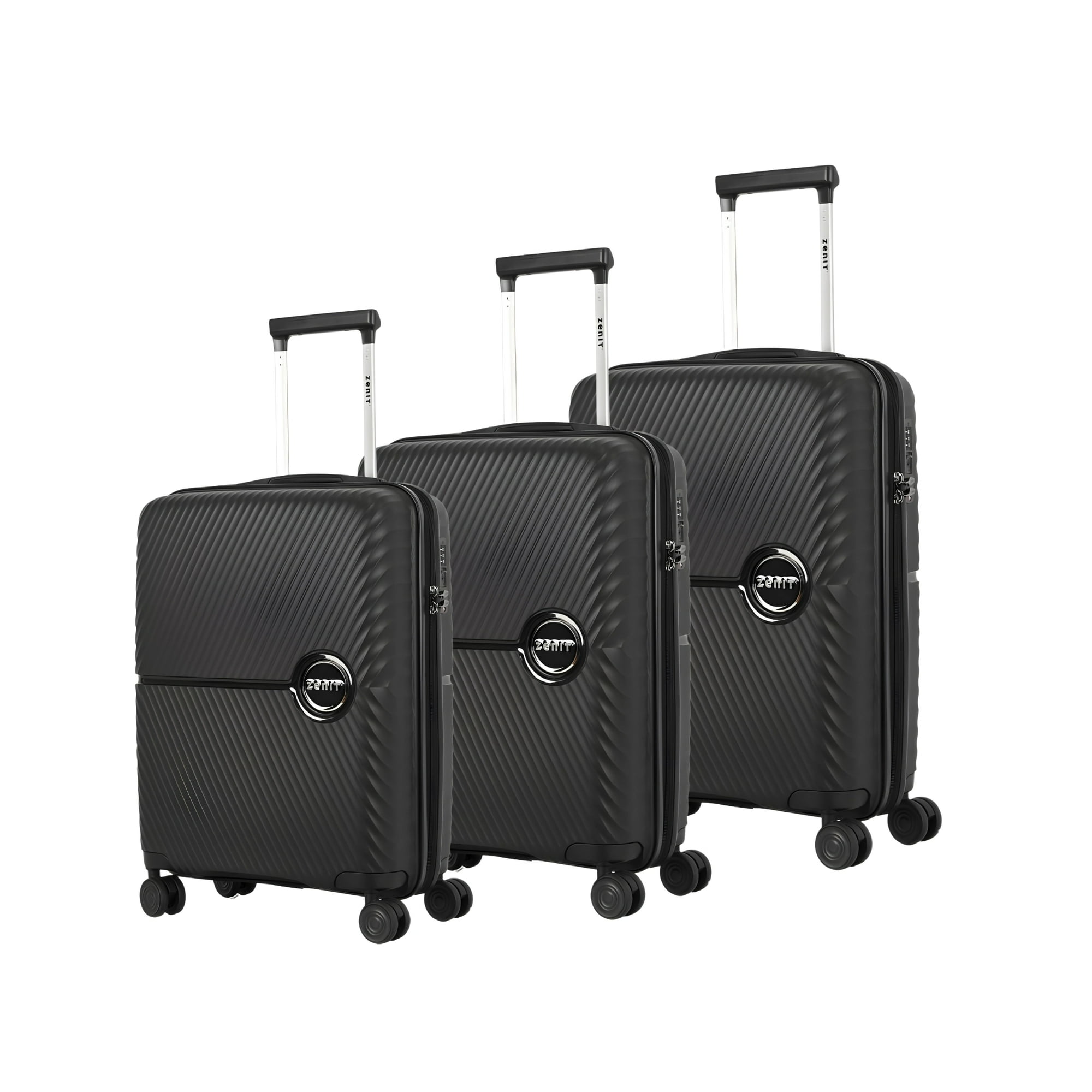 Zenit - Set 3 Maletas Viaje Quantum Negra