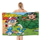 thumbnail image 1 of Los Pitufos Toalla de playa de secado rápido con diseño temático, regalo para mujeres y niñas, ideal para cumpleaños, fans, amantes de la música, uso en la playa o al aire libre, 78 × 150 cm, 1 of 6