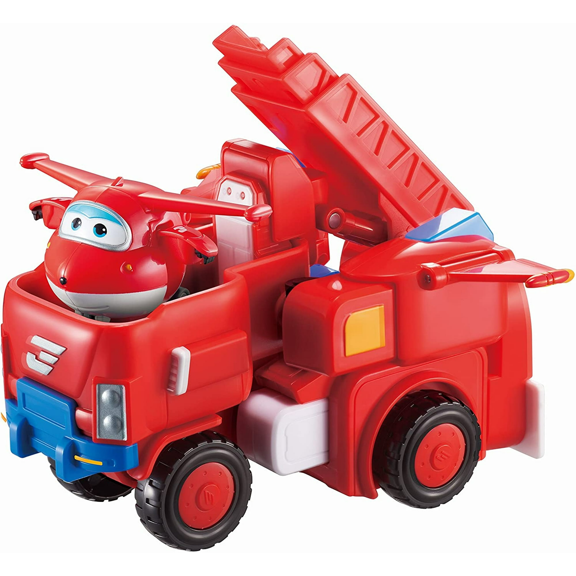 Conjunto De Vehículos Transformables Super Wings Jett Rob Rat