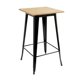thumbnail image 2 of Mesa Tolix Bar Negra 60X60 Madera Clara, 2 of 3