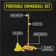 thumbnail image 2 of Set de Swingball Tether Tennis de 122 cm con Palo Ajustable, 2 of 7