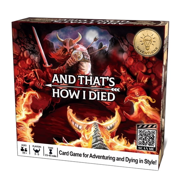 Juego de cartas Mind Inventions And That's How I Died a los 10 años o más