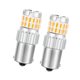 thumbnail image 3 of 2 Bombillas De Luces De Freno Traseras Parpadeantes De 9-30 V, Iluminación Amarilla BA15S, 3 of 5
