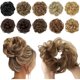 thumbnail image 4 of Xiao Hua Moño de Peluca Lazo para el Cabello, Moño Rizado Esponjoso para Mujer, Extensiones de Cabello Rizado, Moño Despeinado Lazo para el Cabello Falso, 1 Pieza, Rojo, 4 of 4