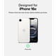 thumbnail image 2 of Funda para teléfono Ringke Fusion compatible con iPhone 16e, transparente, 2 of 8