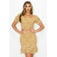 thumbnail image 1 of Conjunto de Top y Falda con Estampado de Volantes Fruncidos, 1 of 6