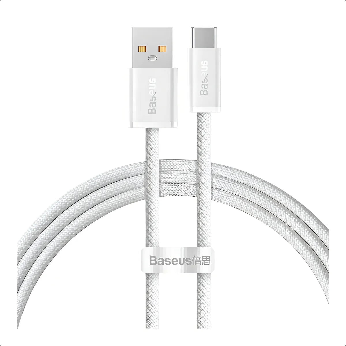 Cable Usb-a A Usb-c 1m 100w Dynamic Carga Rápida (blanco) - Baseus