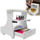 thumbnail image 1 of Mueble para reposapiés, pedicura y manicura LYNICESHOP, color blanco, 1 of 8