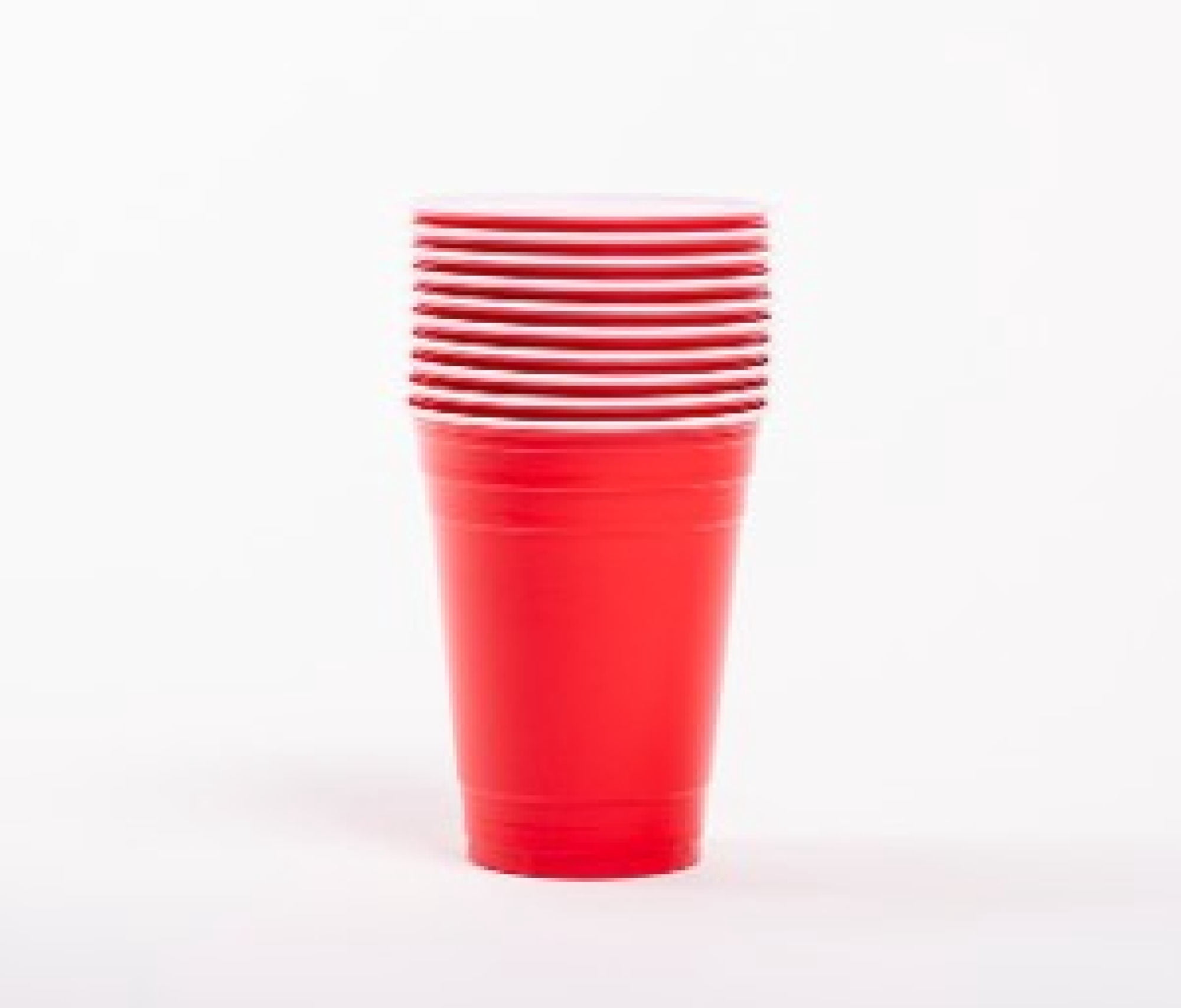Vaso Bicolor 500 Cc Rojo 6 Un GREAT VALUE