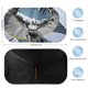 thumbnail image 2 of Caballero Luna Sombrilla Solar para Auto - Protector de Parabrisas Plegable | Cortina Solar Delantero | Bloqueo UV y Aislamiento de Calor 133x73cm, 2 of 6