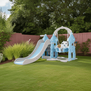 Igpro - Resbalín 5 En 1 Columpio, Aro De Baloncesto, Bodega Y Anillo Juego