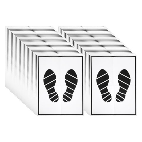 Magideal - 50 Alfombrillas De Papel Para El Suelo Del Coche, Alfombrillas Desechables, Para El Cuidado Del Coche, Alfombrillas Portátiles Para El Suelo Del Vehíc