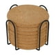 thumbnail image 3 of Posavasos Para Tazas Con Soporte Alfombrillas Para Tazas De Madera Reutilizables Para El Hogar Redondo, 3 of 3