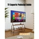 thumbnail image 2 of Soporte TV Rack Pedestal 40”-75” Ruedas Doble Almacenamiento, 2 of 8