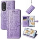 thumbnail image 2 of Funda Cartera FOXDOCK para Honor 90 5G , Flip PU con Relieve de Gatos y Perros, Tarjetero y Soporte, 2 of 6