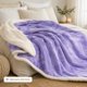 thumbnail image 2 of Manta Martiné Flannel Sherpa 127x152 cm Lila, 2 of 3