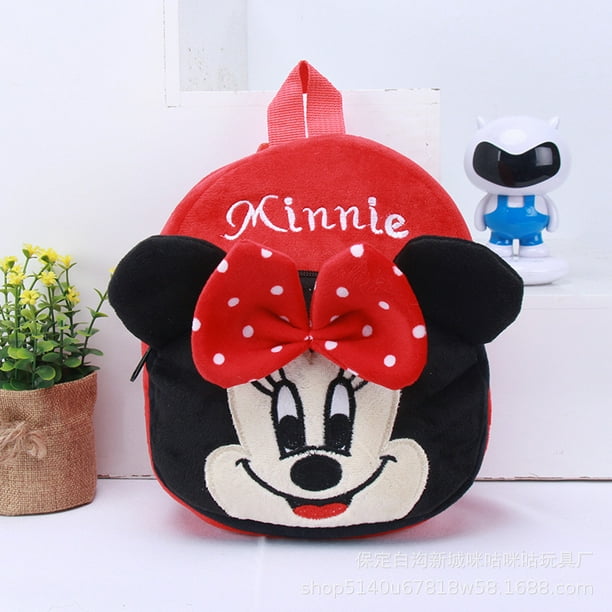 Disney Winnie The Pooh Children's Backpack Cartoon Cute Plush Doll Kindergarten Girls Large Capacity Lightweight School Bag
